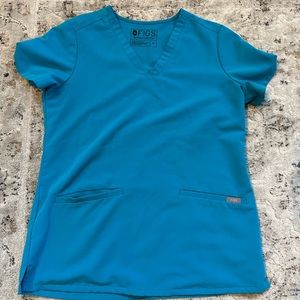 FIGS Teal Casma Three pocket